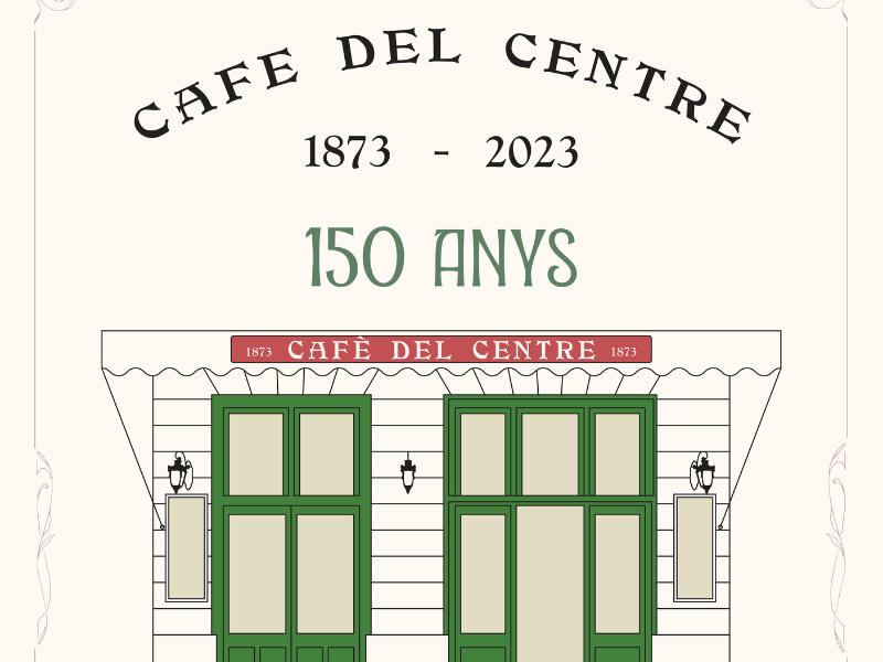 El Cafè del Centre celebra el seu 150è aniversari