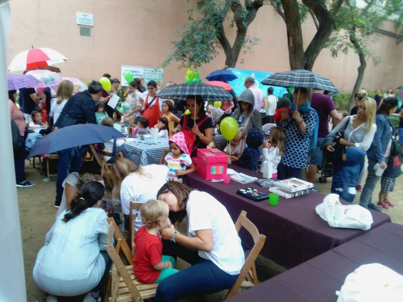 Fiesta infantil Coreixample 2017: diversión a pesar de la lluvia (1)
