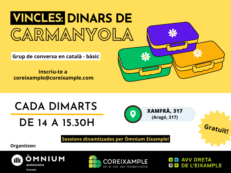 Apunta't als dinars de carmanyola! (Grup de conversa en català - bàsic)